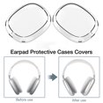 thumbnail image 6 of 2Pcs/set Soft Anti-Scratch Transparent Cover For AirPods Max TPU Wireless Shockproof Headphones Case Protective Sleeve Protector, 6 of 11