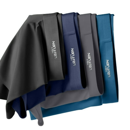 

CuiYou Underpants Set 4 Pcs Cooling Soft Fabric Chic Mid Waist Anti-septic Underpants Set