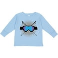 thumbnail image 3 of Inktastic Ski Mask Skiing Boys or Girls Long Sleeve Toddler T-Shirt, 3 of 5