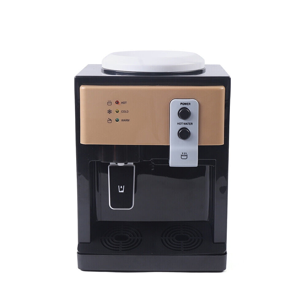 Electric Hot and Cold Water Cooler Dispenser Desktop Water Dispenser Bracket (Brown)