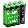 thumbnail image 1 of Pilas recargables AAA HiQuick de 1100 mAh, paquete de 8, 1 of 8