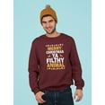 thumbnail image 2 of Merry Christmas Fun Quote Sweatshirt Men -Image by Shutterstock, Male Large, 2 of 4