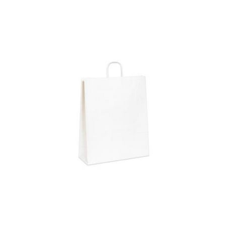 Shoplet select White Paper Shopping Bags SHPBGS110W
