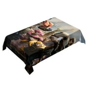 Transformers One square tablecloth has an iconic print, fits most tables, and is easy to care for. It adds a nostalgic touch and is perfect for fans，55" x 71"（140*180cm）