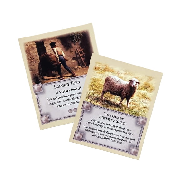 Paquete de regalo de 2 tarjetas mensuales de sobremesa para Catan Settlers of Catan