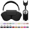 thumbnail image 1 of Funda inteligente Maxjoy para Apple Airpods Max de piel negra, 1 of 7