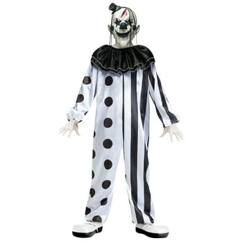 Fun World Inc. Killer Clown Halloween y Costume Male, Child, Black