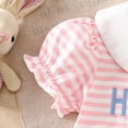 thumbnail image 6 of JUMEYU Baby Girl Clothes Summer Bodysuit Girls Birthday Bodysuit Sparkly Girls Birthday Outfit 0 3 6 9 12 18 24 Months (Pink,0-3 Months), 6 of 9