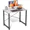 white/31IN, variant on ZHICHUN X-Shaped Reinforced Computer Desk Modern Simple Writing Desk for Home Office Bedroom