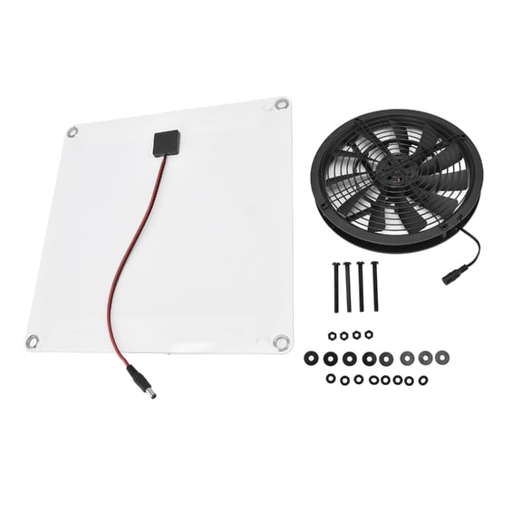 Portable 100W 12V Solars Fan for Efficient Ventilation Quick Setups High Performances Air Circulation Cooling Solution