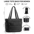 thumbnail image 2 of Bolso Tote Acolchado Ligero Bagstellar 41x15x33 cm, 2 of 9