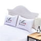 thumbnail image 1 of 1 Pieza Funda de Almohada Puede utilizar para Habitación Oficina de Material Poliéster Sr. Sra. Derecha -50cmx75cm Macarena Estuches de almohada para pareja, 1 of 7