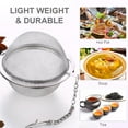 thumbnail image 3 of Strainer Clip Seasoning Ball Steel Tea Bag Infuser Reusable 2022 Q5R0, 3 of 6