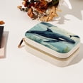 thumbnail image 7 of Whale Velvet Portable Jewelry Organizer Box with Removable Compartment - Gift and Jewelry Display, 7 of 7