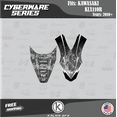 thumbnail image 4 of Kalair GFX Graphics Kit for Kawasaki KLX110 (2010-2023) Cyberware Series, 4 of 5