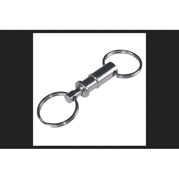 Hillman 5970918 Metal Silver Valet Key Chain - Pack of 50