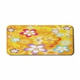 thumbnail image 1 of Floral Computer Mouse Pad, Abstract Graphic Flowers Daisies Vibrant Colors Cheerful Spring Nature Illustration, Rectangle Non-Slip Rubber Mousepad X-Large, 35" x 15", Multicolor, by Ambesonne, 1 of 2