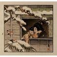 thumbnail image 3 of Helen Hyde 16x15 Black Modern Framed Museum Art Print Titled - My Neighbors (1913), 3 of 5
