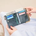 thumbnail image 3 of FALAN MULE Wallet Women Small RFID Blocking Bifold Leather Wallets for Women Vintage Coin Purse With Zipper and Kiss Lock, 3 of 7