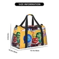 thumbnail image 2 of Lsque inside out 2 Pattern Hand Travel Bag, Weekender Carry On for Women Men, Sports Gym Bag, Workout Duffel Bag, Overnight Shoulder Bag fit 15.6 Inch Laptop, 2 of 6