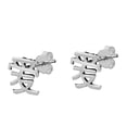 thumbnail image 5 of Chinese Calligraphy 'Love' Symbol Sterling Silver Stud Earrings | Sterling Silver Stud Earring for women | Chinese Calligraphy Stud Earrings | Stud Earrings, 5 of 5