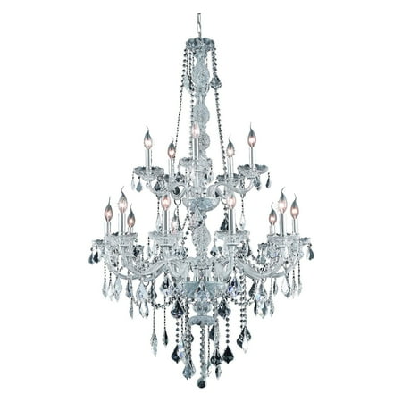 UPC 842814130333 product image for Elegant Lighting Value Verona 15LT Chrome Chandelier - V7815G33C-GT/SS | upcitemdb.com