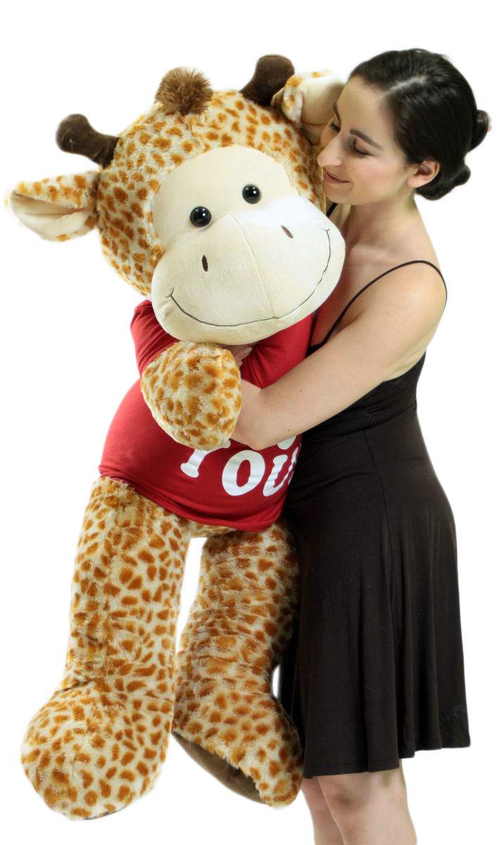 4 foot giraffe stuffed animal