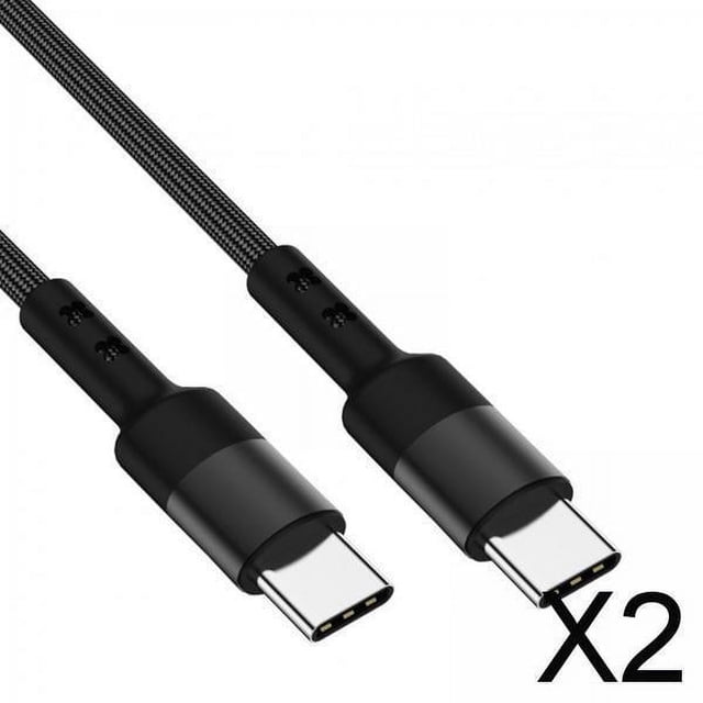 Cable USB C de Carga Rápida Baoblaze 2 piezas 3A PD USB 2.0 TIPO C a TIPO C