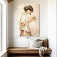 thumbnail image 2 of Elephant Stock Young Girl Reading A Book Wall Art - Vertical Canvas Wall Art - Living Room Wall Decor - Hobbies And Lifestyle Canvas - Beige And Brown Decor - 34" x 51", 2 of 8
