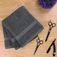 thumbnail image 3 of Utopia Towels, Salon Towel, Pack of 24, Not Bleach Proof, 16 by 27 Inches, Highly Absorbent Cotton Towels for Hand, Gym, Beauty, Spa, and Home Hair Care, Grey, 3 of 8