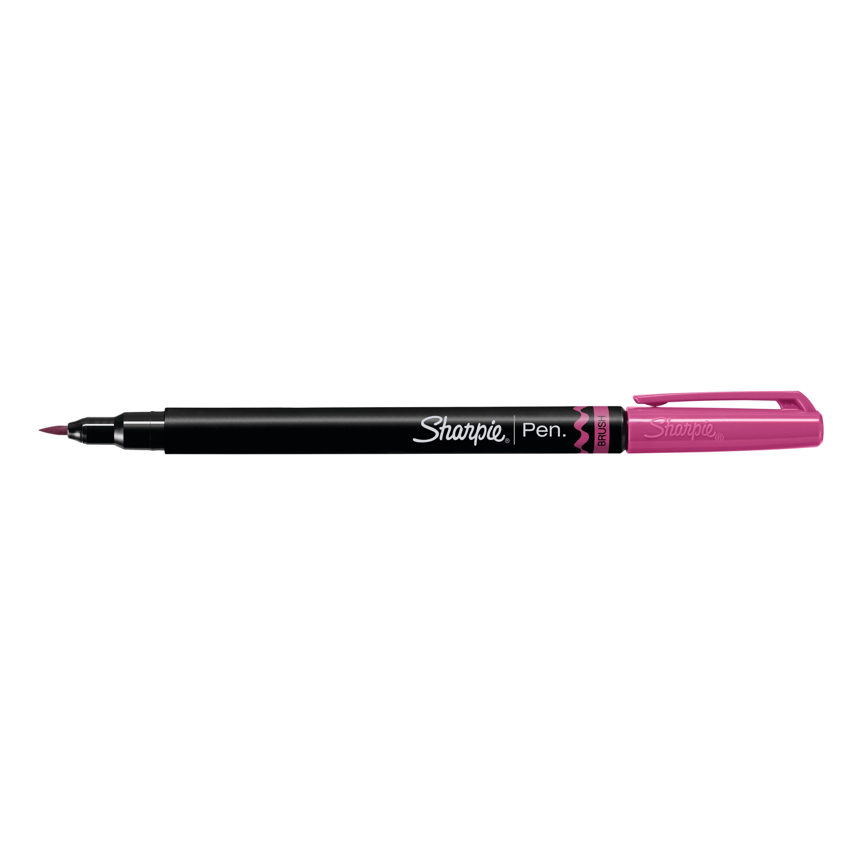 Sharpie Brush Pen, Hot Pink