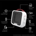 thumbnail image 4 of Calentador cerámico Honeywell UberHeat 5 para habitaciones pequeñas, 4 of 8