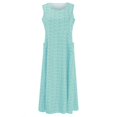 thumbnail image 4 of Robes d'Été pour Femmes en Lin Robe de Plage Décontractée Robe Midi avec Poches, 4 of 9