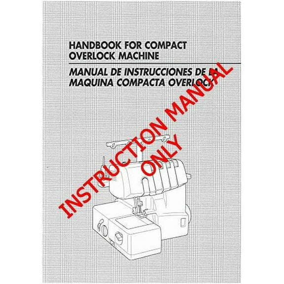 Brother 1134DW 1134D Overlock Serger Owners Instruction Manual