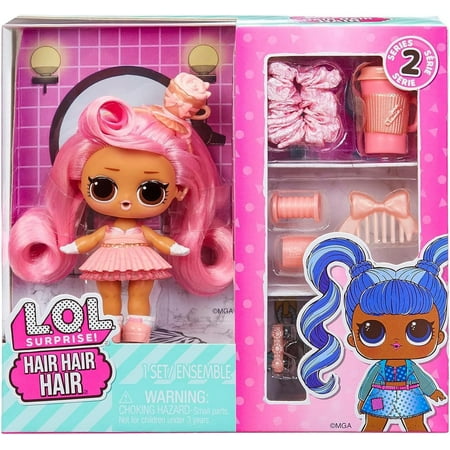 MGA Entertainment LOL Surprise Hair Collectible Doll with Accessories & Stickers