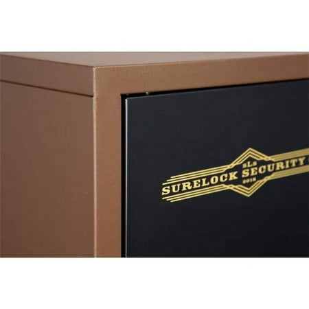 Surelock SRL36000007 7-Long Constitutional Steel Gun & Home Cabinet Mocha - Extra Large