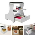 thumbnail image 3 of Foot Rest Pedicure Manicure Funiture Footbath Stool with Wheels, Trolley, 3 of 17
