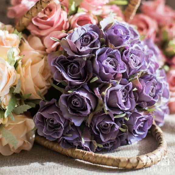 Artificial Rose Bouquet Small Rose in Various Colors