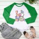 thumbnail image 5 of Honeeladyy Ventas en línea Camiseta de manga raglán para mujer, suéter informal holgado de manga larga con estampado de conejito de Pascua, linda camiseta de conejo., 5 of 6