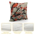 thumbnail image 4 of YINGXI Oriental Cherry Branch Throw Pillow Cover Foliage Traditional Japanese Blossom Culture Pillow Case Decorative Cotton Linen Square Cushion for Home Couch Bed 20x20in, 4 of 5
