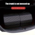 thumbnail image 3 of Car Trunk Organizer Storage Box | Collapsible Auto Cargo Storage Container for and , Faux Leather, Suitable for Various Car Models, 3 of 14