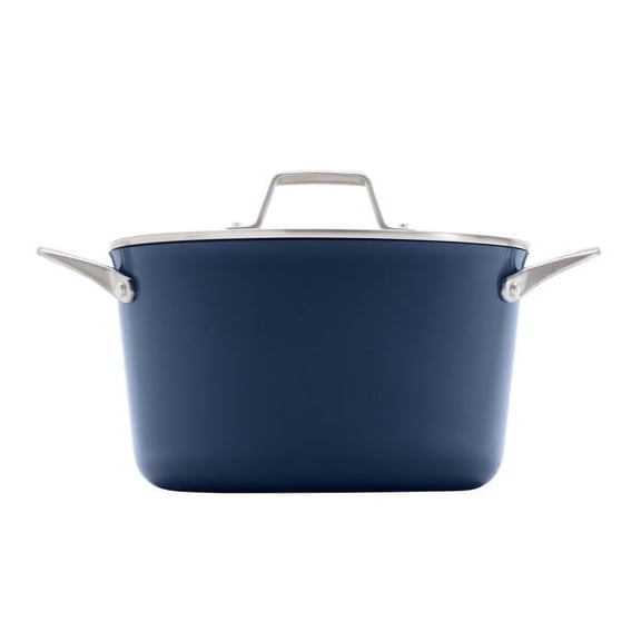 Calphalon Premier Ceramic Nonstick 7-Qt. Dutch Oven with Lid, Midnight Blue