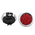 thumbnail image 3 of Luces Traseras Camión, Para Camión 2 Uds 4 Pulgadas 12LED Luces Traseras De Freno De Camión Lámpara De Señal De Giro Trasera Roja Redonda 12V Ccdes Otros, 3 of 8