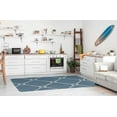 thumbnail image 4 of Simply Daisy 5' x 7' Ahoy! Nautical Chenille Rug, Dusty Smoke, 4 of 4