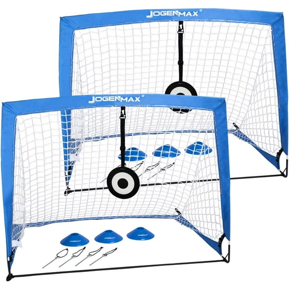 JOGENMAX 4x3' Portable Pop Up  Soccer Goal Soccer Net