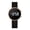 Rose Golden Black Belt, variant on Elegant Women's LED Digital Watch, Date & World Time, Gold Bezel, Silicone Strap, Battery Powered, Minimalist Design, Ideal Gift