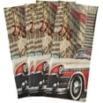 thumbnail image 6 of USA Flag Newspaper Tea Towels Set of 6 Vintage Style Kitchen Dish Cloth with Hanging Loop, 18"x28"Lint-Free Absorbent Towel for Kitchen Drying Wiping and Cleaning, 6 of 7
