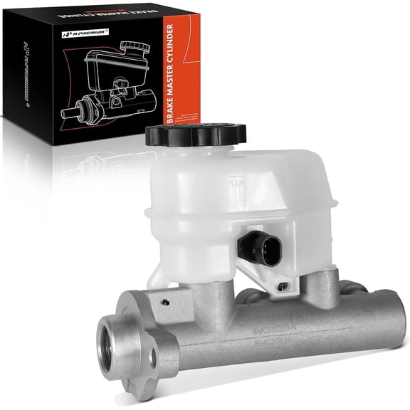 A-Premium Brake Master Cylinder with Reservoir and Cap Compatible with Chevy Vehicles - Impala 2006-2008, Monte Carlo 2006-2007 - Replaces 133282, 10382902, 10382903, 19209185, 19209186