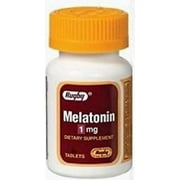 Rugby Melatonin Tablets, 1 mg, 90 Count
