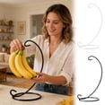 thumbnail image 7 of Modern Banana Hanger-Fruit Hanger Tree Stand with Stainless Steel Hook to Keep Bananas Fresh for Kitchen Countertop, 7 of 7